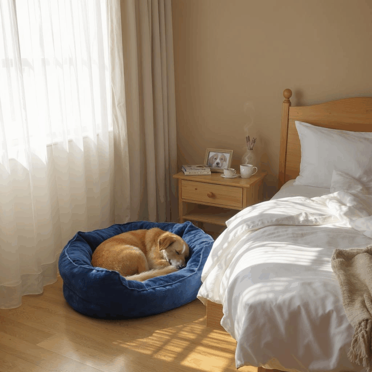 découvrez les avantages et inconvénients de laisser votre chien dormir dans votre chambre. cet article vous aidera à prendre la meilleure décision pour le bien-être de votre animal et votre propre confort.